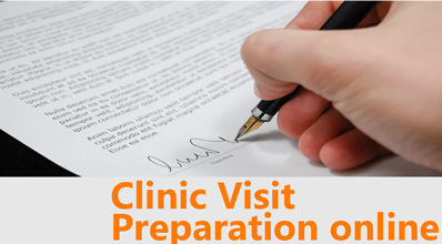 Clinic Visit Preparation online