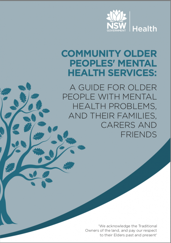 Community Older Peoples’ Mental Health Services brochure