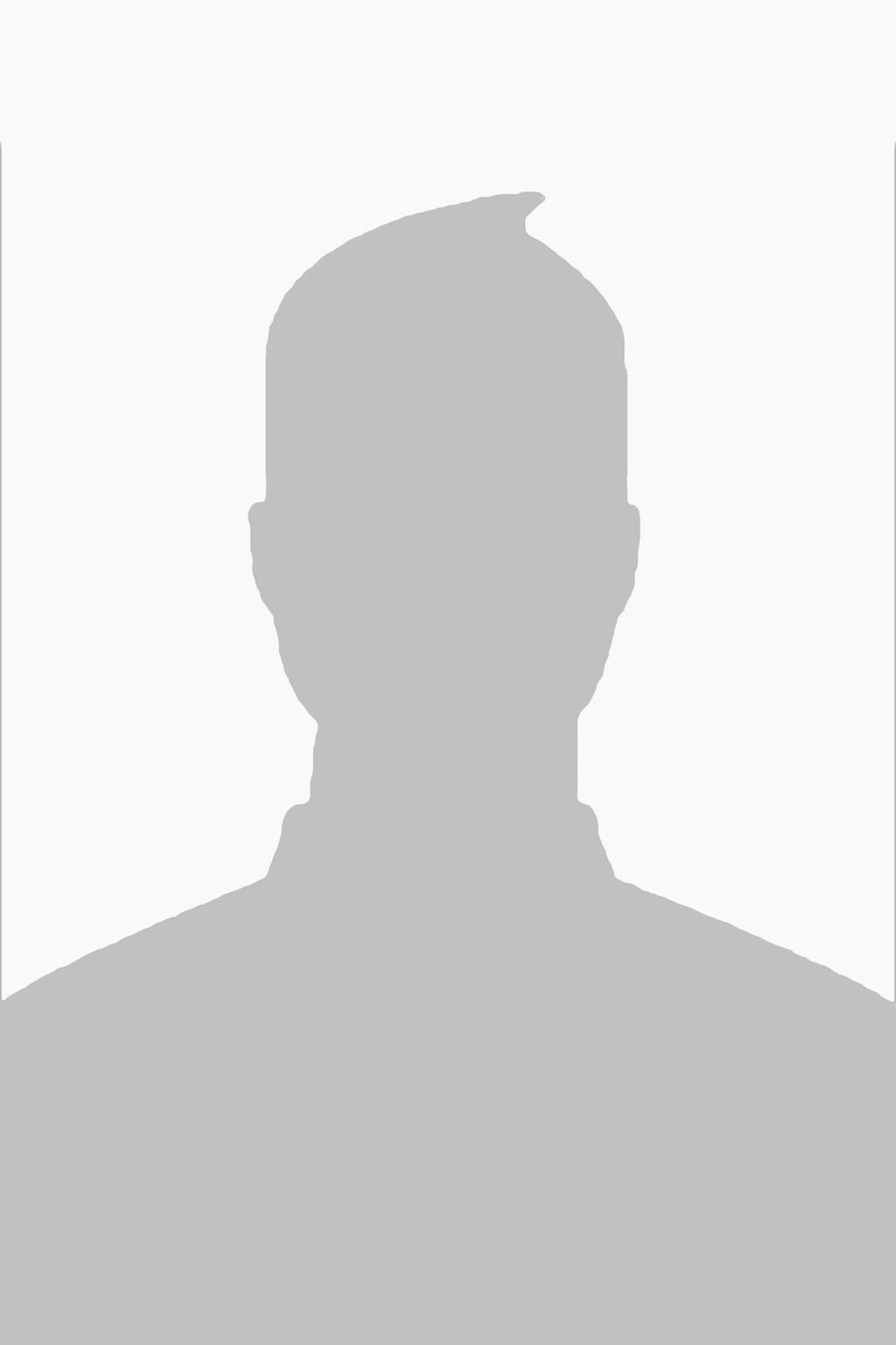 Blank male profile