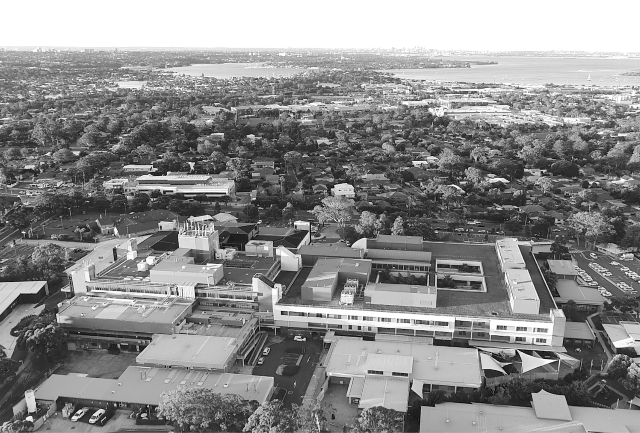 Aerial photo of The Sutherland Hospital
