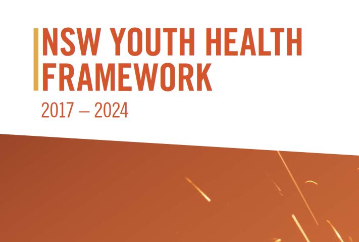 Cover of the NSW Youth Health Framework