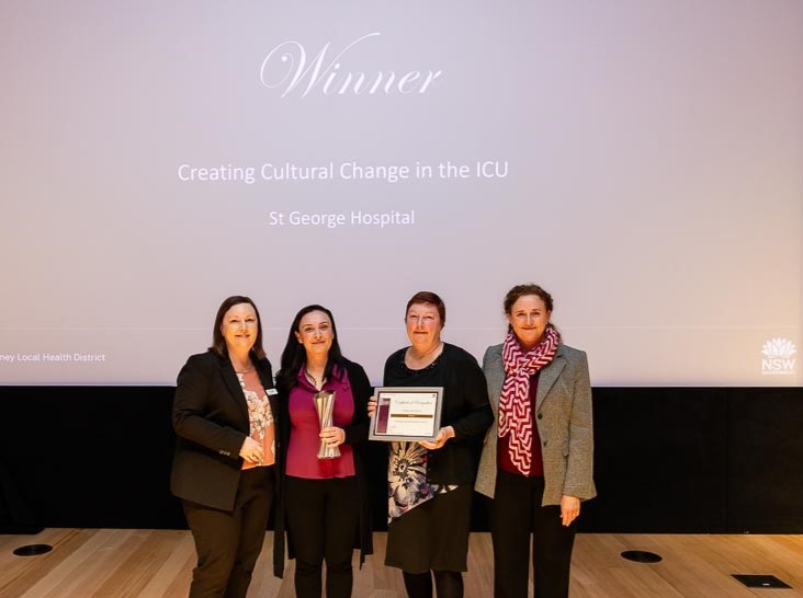 St George ICU team wins a CORE Award